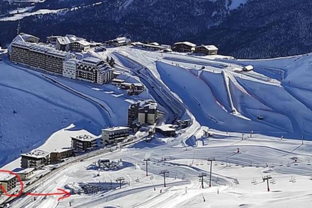 Ferienwohnung Vue Panoramique Sur Les Pyrenees Saint-Lary-Soulan Exterior foto